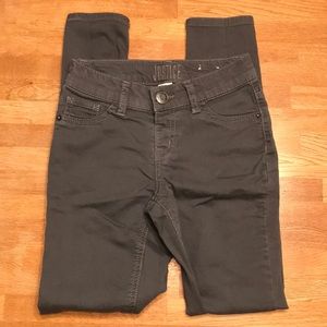 Gray justice jegging girls size 10 slim.